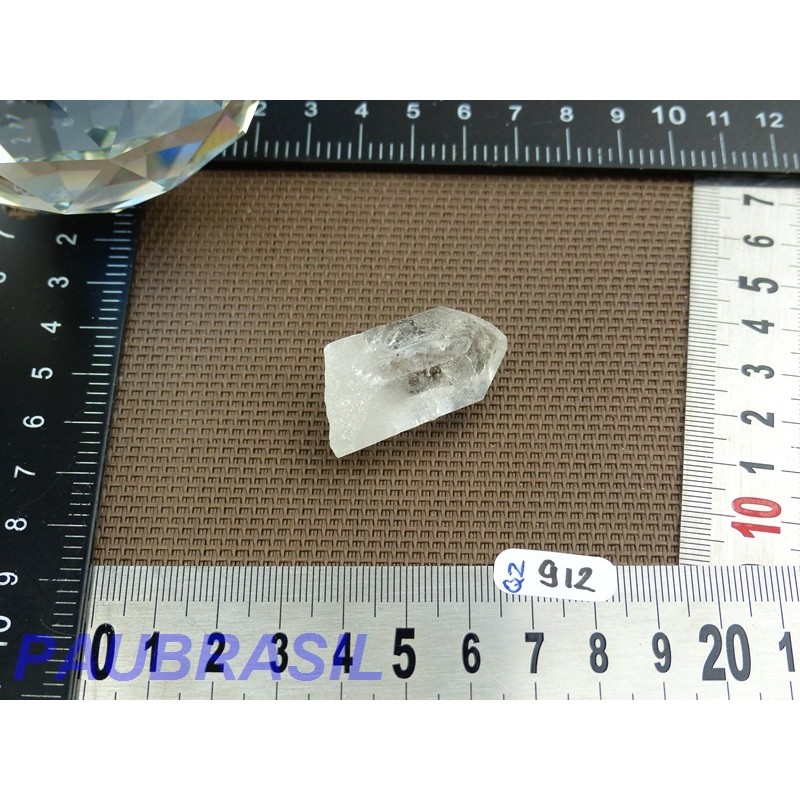 Pointe en Cristal de Roche Q Extra pour lithothérapie 16gr