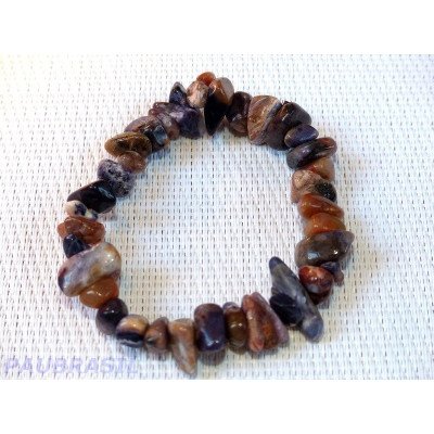 Bracelet baroque XL en Fluorite ou fluorine multicolore