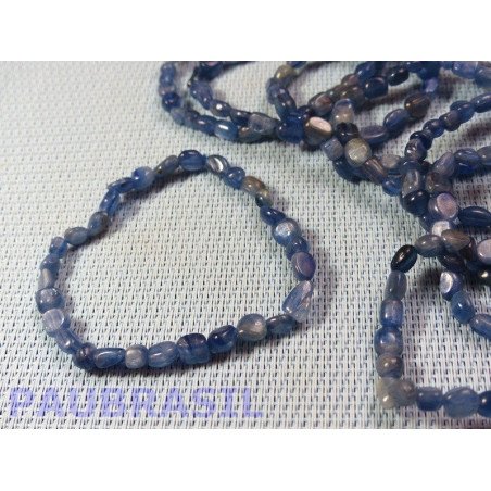 Bracelet Chrysocolle en mini pierres roulées - grains Q Extra