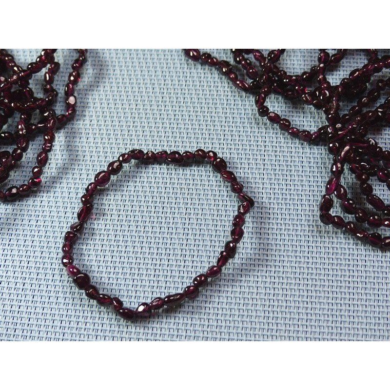 Bracelet Chrysocolle en mini pierres roulées - grains Q Extra