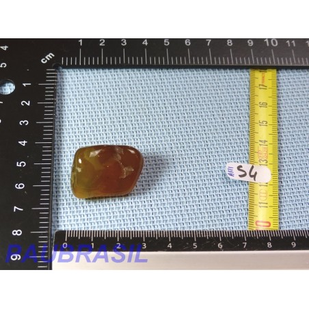 Agate dorée - miel d Inde pierre roulée 15gr rare Q Extra