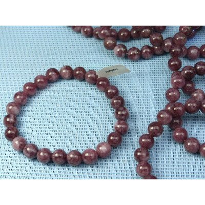 Bracelet Piémontite - Dragon Stone en perles de 8mm
