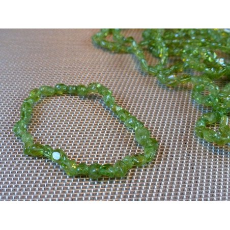 Bracelet Chrysocolle en mini pierres roulées - grains Q Extra