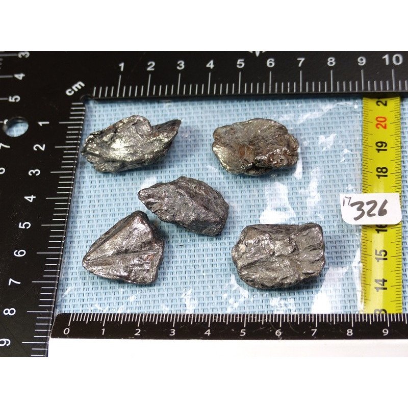 Graphite Lot de 5 Pierres Brutes 20g | Minéraux Paubrasil