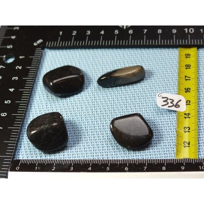 Vatican Stone Lot de 4 Pierres Roulées 35g | Minéraux Paubrasil