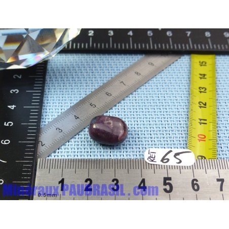 Rubis Rutile Inde Q Extra en pierre roulée 4gr50