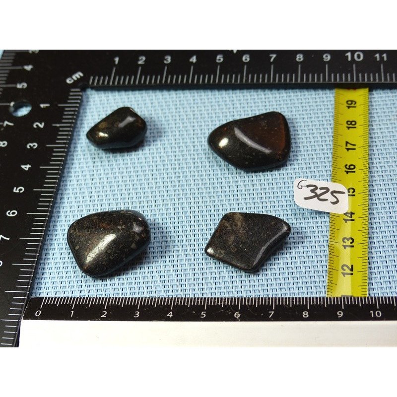 Vatican Stone Lot de 4 Pierres Roulées 27g | Minéraux Paubrasil