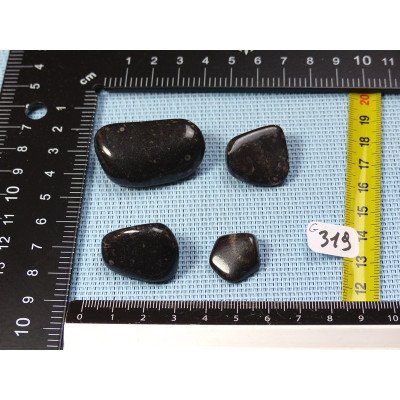 Vatican Stone Lot de 4 Pierres Roulées 44g | Minéraux Paubrasil