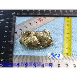 Pyrite cristallisée Q Extra pierre brute Pérou 71gr