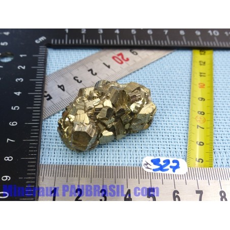 Pyrite cristallisée Q Extra pierre brute Pérou 71gr