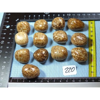 Aragonite Zonée Pierre Roulée à l unité de 20 à 23 gr | Minéraux Paubrasil