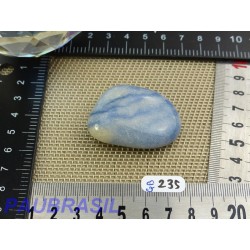 Quartz Bleu - aventurine bleue en Pierre Roulée de 38g