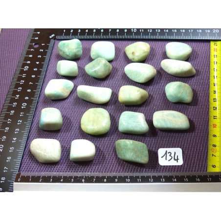 Amazonite Brésil Pierre Roulée à l unité de 16 à 18 gr | Minéraux Paubrasil