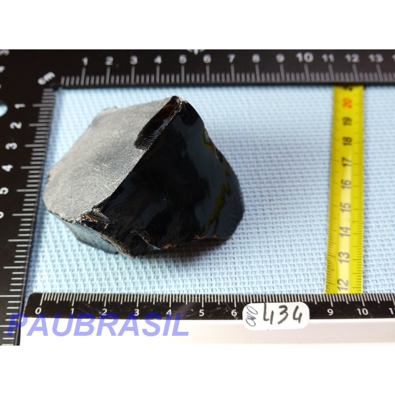 Obsidienne noire en Pierre Brute de 142gr