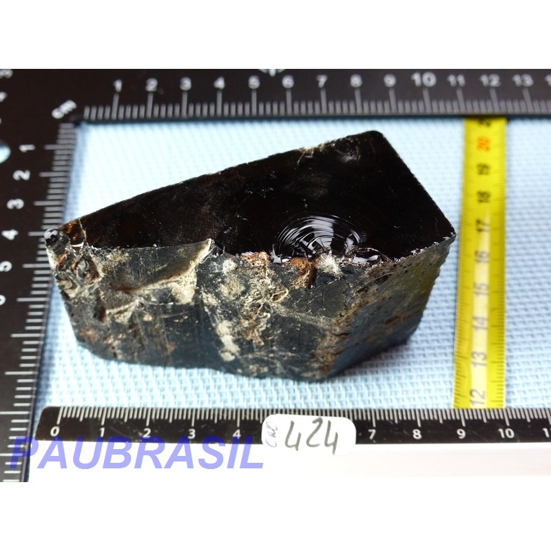 Obsidienne noire en Pierre Brute de 192gr