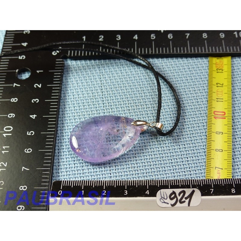 Pendentif en Amethyste Brésil Q Extra pierre plate 11g