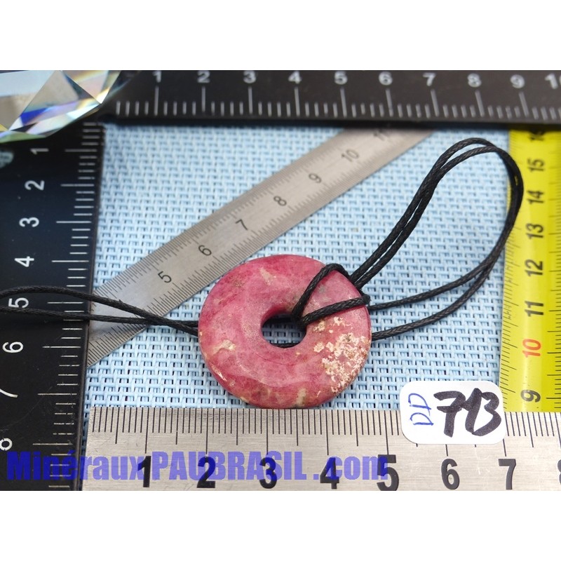 Donut Pi Rhodonite de 30 mm