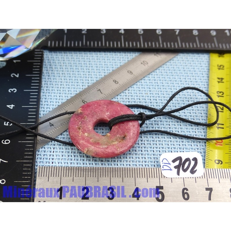 Donut Pi Rhodonite de 30 mm