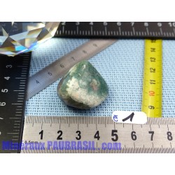 Heulandite avec Celadonite en pierre roulée 16gr rare