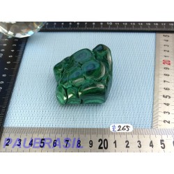 Morceau de Malachite semie polie 263gr Q Extra