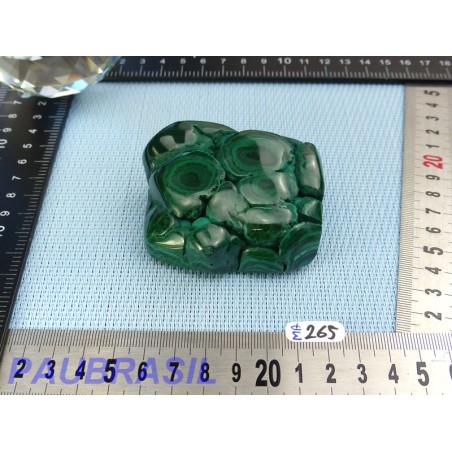 Morceau de Malachite semie polie 263gr Q Extra