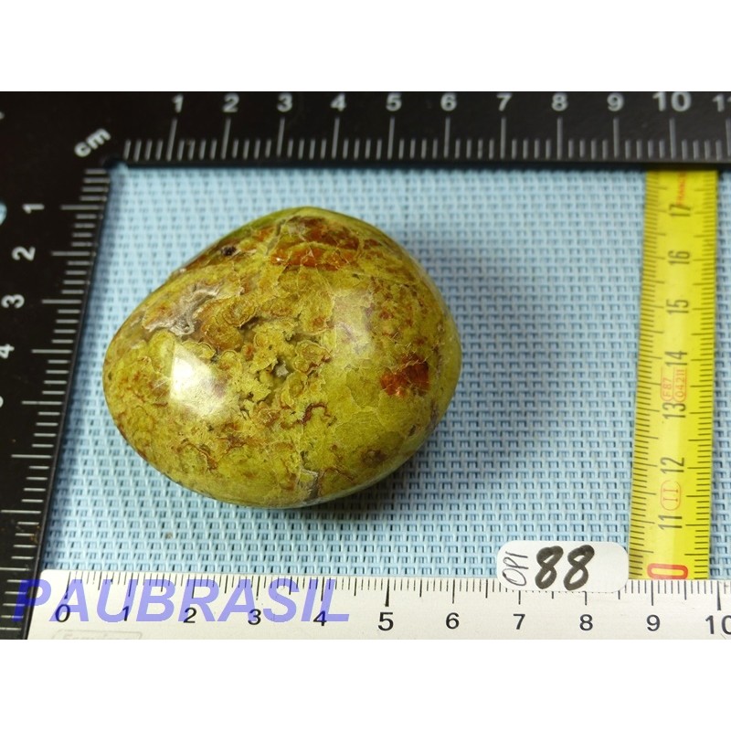 Opale Verte Madagascar galet poli Q Extra 94g