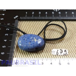 Pendentif en Dumortiérite bleue Mozambique 17gr