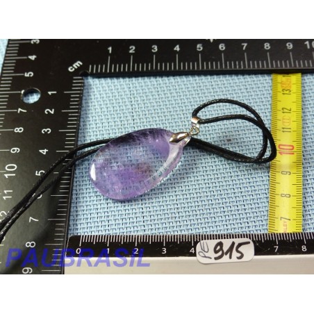 Pendentif en Amethyste Brésil Q Extra pierre plate 11g