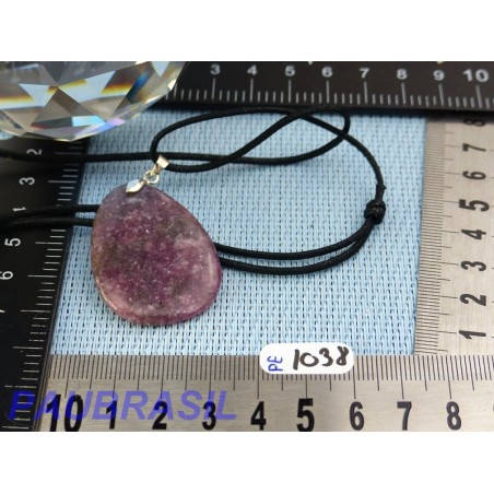 Pendentif Lépidolite mini pierre plate 10gr