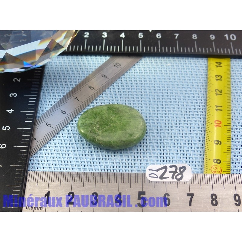 Diopside - Chrome diopside pierre plate mini 11g