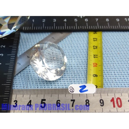 Cristal de Roche taille Diamant 19g Q Extra