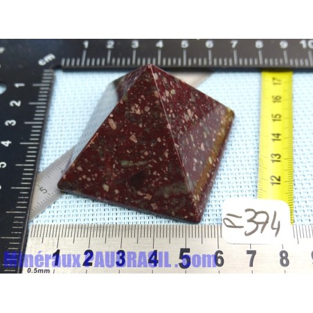 Pyramide en Porphyre Imperial 50mm base 110gr