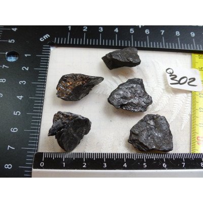 Graphite Lot de 5 Pierres Brutes 19g | Minéraux Paubrasil