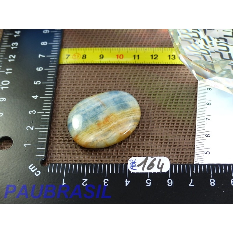 Aragonite bleue - Scheelite Q Extra en Pierre Plate 21gr