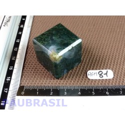 Cube poli en Agate Mousse 45gr 26mm