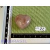 Coeur en Quartz Fraise 19gr