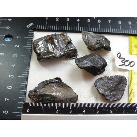 Graphite Lot de 5 Pierres Brutes 31g | Minéraux Paubrasil