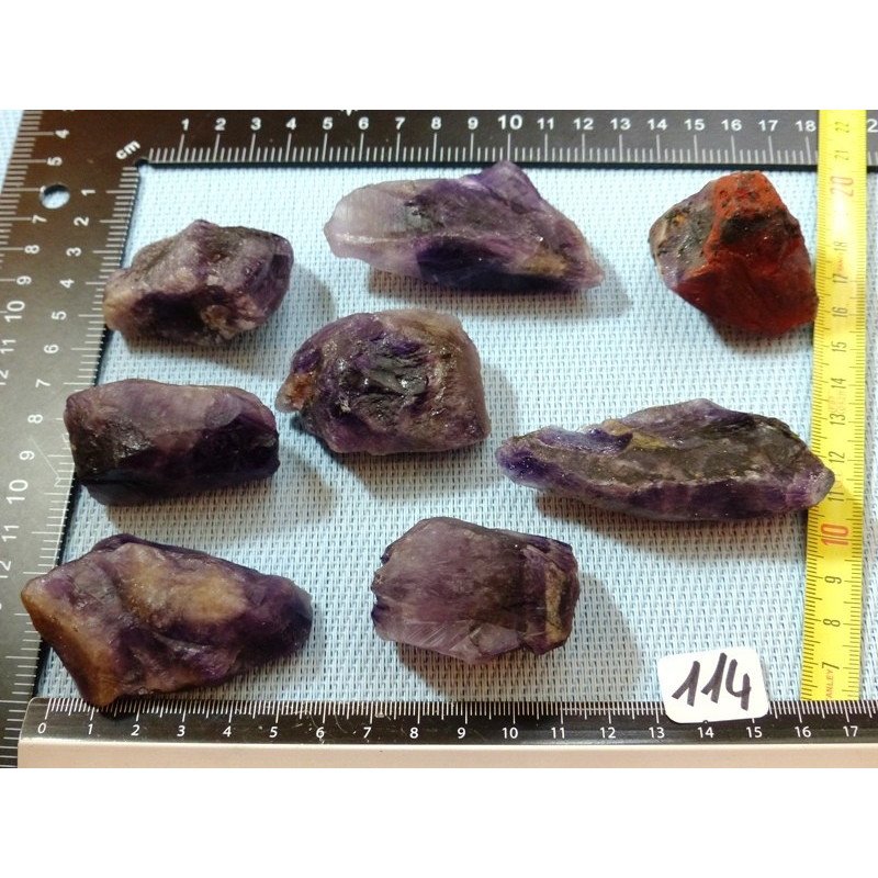 Amethyste Brésil Pierre Brute à l unité de 53 à 56 gr | Minéraux Paubrasil