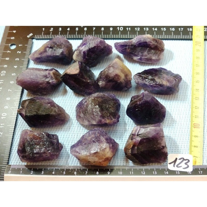 Amethyste Brésil Pierre Brute à l unité de 35 à 38 gr | Minéraux Paubrasil