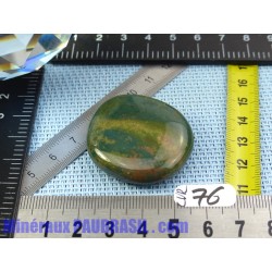 Calcédoine Verte Silicates de Fer en pierre plate 24g