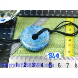 Pi Donut pendentif en Lapis Lazuli 40mm