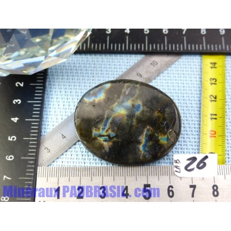 Labradorite galet plat 31gr Q EXTRA