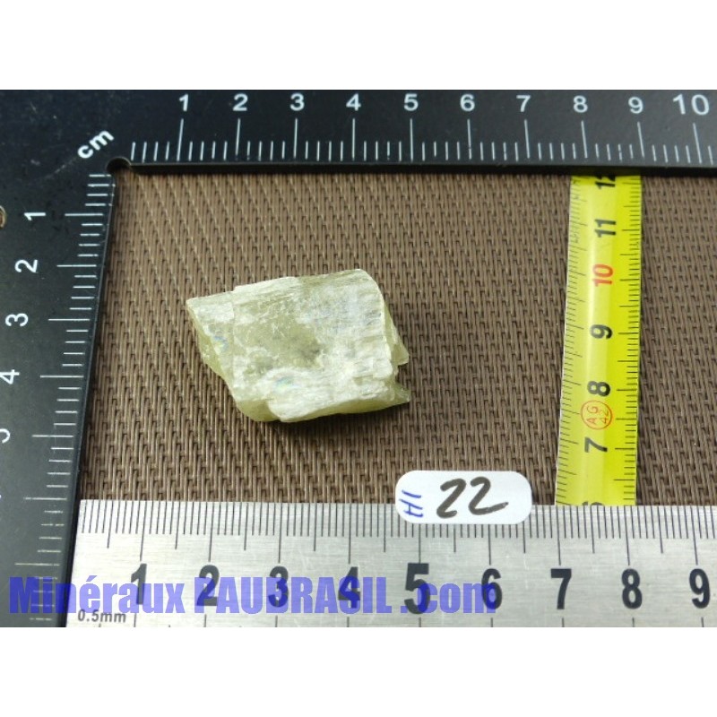 Hiddenite - Spodumène brut de 15gr50 qualité Extra