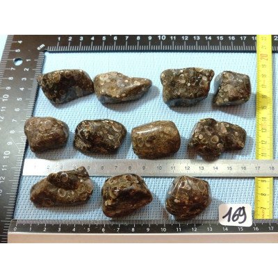 Agate Turitelle Pierre Roulée à l unité de 26 à 30 gr | Minéraux Paubrasil