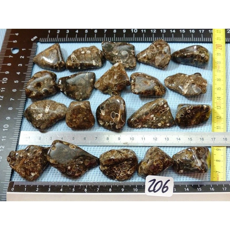 Agate Turitelle Pierre Roulée à l unité de 15 à 18 gr | Minéraux Paubrasil