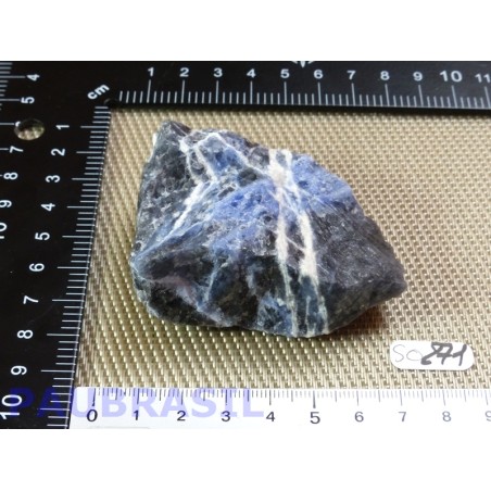 Sodalite ou Ackmanite en pierre brute 112g Q Extra
