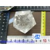 Dodécaèdre 189g 48mm diametre en cristal de roche du Brésil