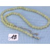Collier Jade Jaune Australie en perles de 6mm 44cm environ