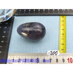 Oeuf en Cordiérite - Iolite - Dichroïte 65g 32mm diamètre 47mm long