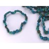 Bracelet Chrysocolle en mini pierres roulées - grains Q Extra